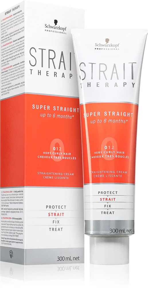 Schwarzkopf Professional STRAIT Therapy Super Straight - Крем для выравнивания волос, 300 мл
