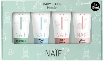 Набор для ухода за детьми Naif Baby Kids, дорожный формат для детей