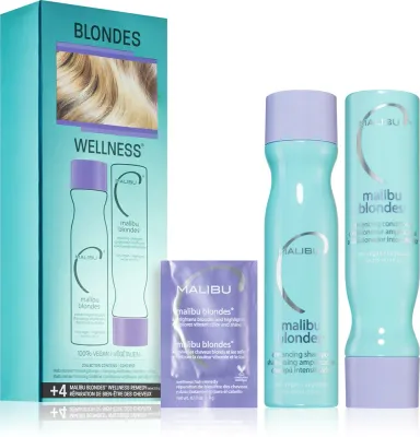 Malibu C Malibu Blondes Collection - Набор для волос блонд
