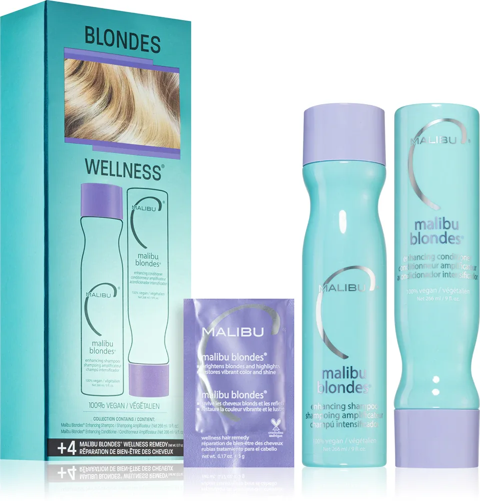 Malibu C Malibu Blondes Collection - Набор для волос блонд