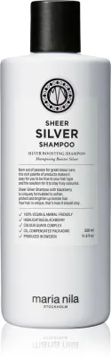 Maria Nila Sheer Silver Shampoo - Шампунь, нейтрализующий желтые оттенки