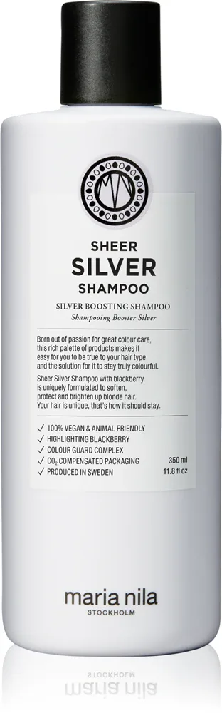 Maria Nila Sheer Silver Shampoo - Шампунь, нейтрализующий желтые оттенки
