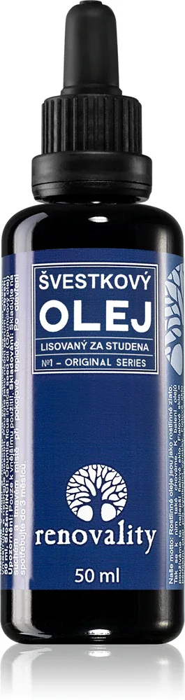Renovality Original Series Olej śliwkowy tłoczony na zimno - Крем для лица для сухой и чувствительной кожи, 50 мл