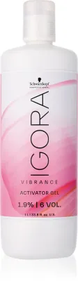 Schwarzkopf Professional IGORA Vibrance - Крем для окрашивания волос с активирующей эмульсией и гелевой консистенцией 1,9% / 6 Vol., 1000 мл