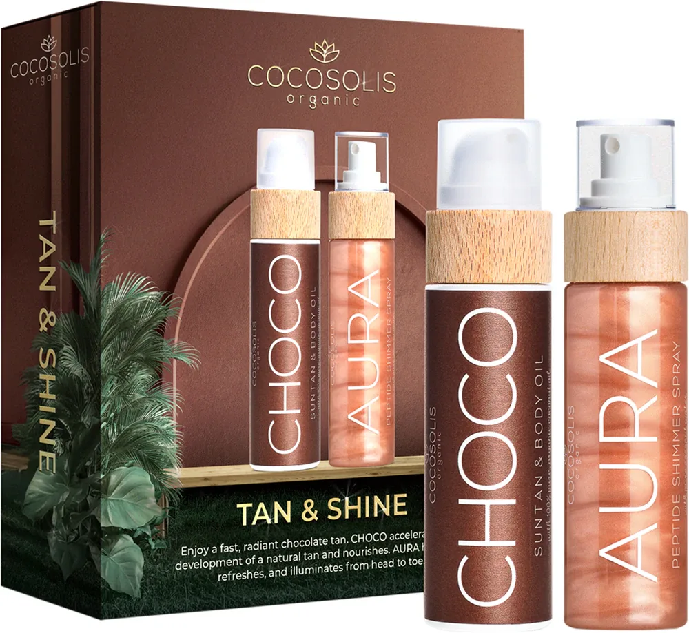 COCOSOLIS Tan & Shine - Набор косметики для лица, подчеркивающий загар