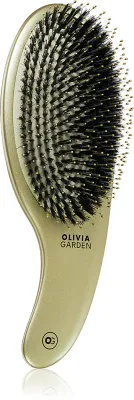 Плоская щётка для волос Olivia Garden Expert CURVE Board Nylon Gold, для ежедневной укладки, 1 шт