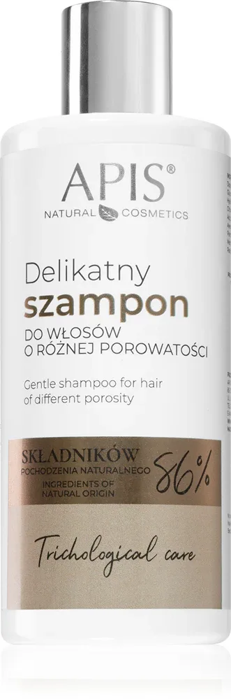 Apis Natural Cosmetics Trichological Care - Нежный шампунь для всех типов волос, 300 мл