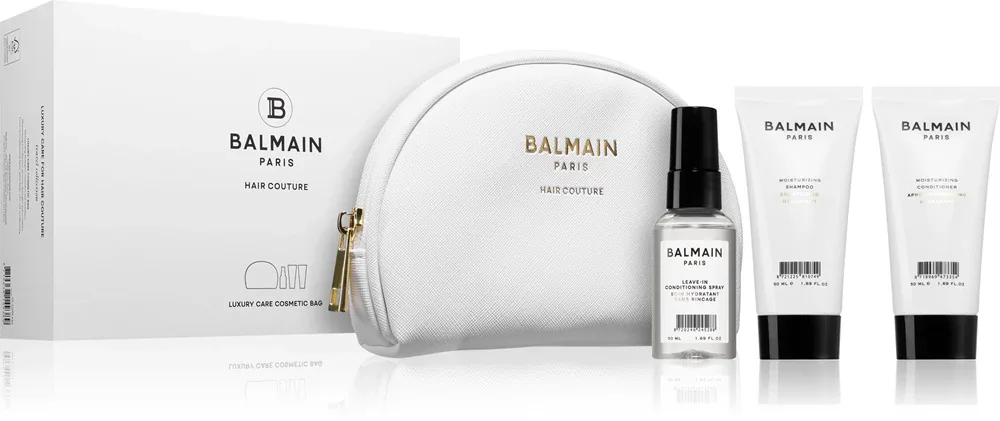 Balmain Hair Couture White Cosmetic Care Bag - Набор косметики для волос для женщин