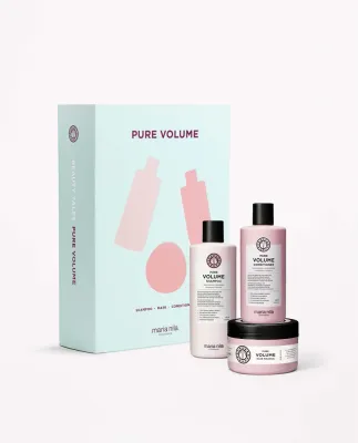 Maria Nila Pure Volume Holiday Box - Подарочный набор для объема волос, 3 шт