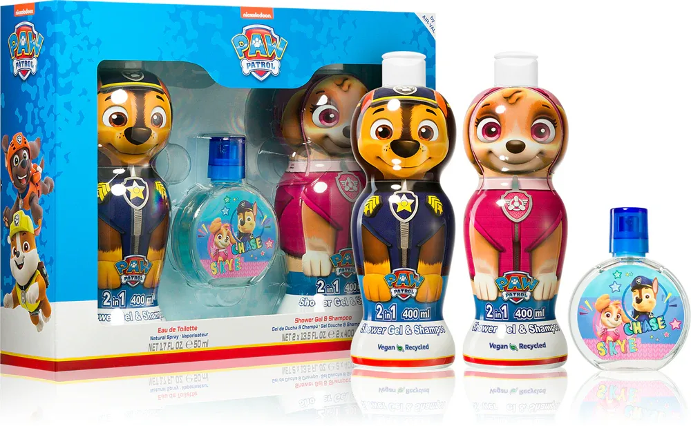 Набор для ухода за детьми Nickelodeon Paw Patrol Shower Gel and Shampoo Set, шампунь и гель для душа