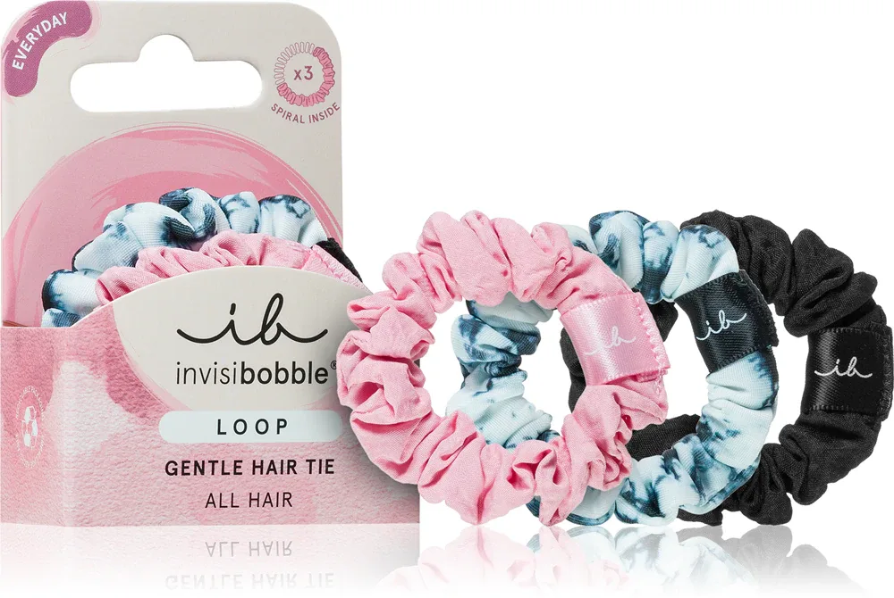 Резинки для волос invisibobble LOOP+ Be Gentle не повреждают волосы, держатся на месте, 3 шт