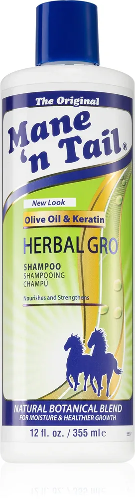 Mane 'N Tail Herbal Gro - Шампунь для всех типов волос, 355 мл