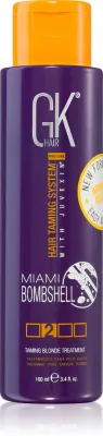 GK Hair Miami Bombshell Taming Blonde Treatment - Маска кератиновая для волос блонд с балаяжем