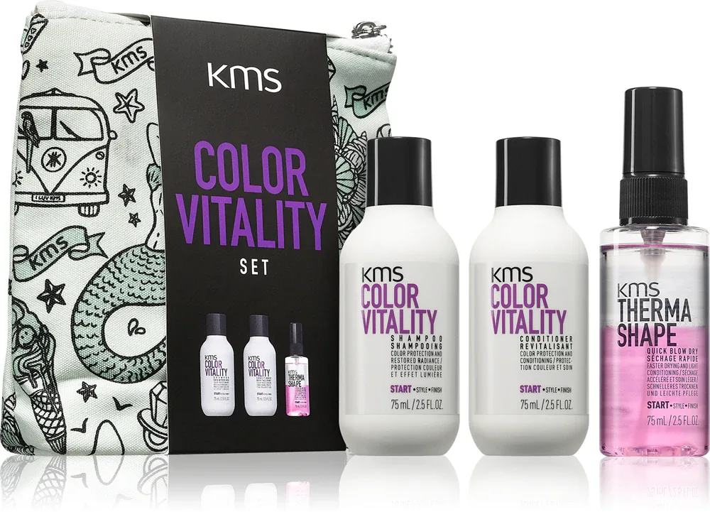KMS Color Vitality Set - Набор для путешествий для окрашенных волос, 1 шт