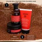 Apivita Color Seal Shampoo - Защитный шампунь для окрашенных волос без сульфатов, 250 мл — фото 5