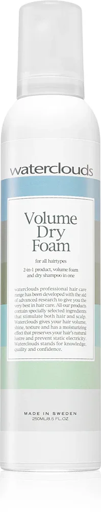 Waterclouds Volume Dry Foam - Сухой шампунь в пенке для объема волос, 250 мл