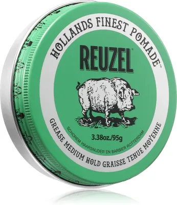 Reuzel Green Grease Medium Hold - Помада для волос, 95 г