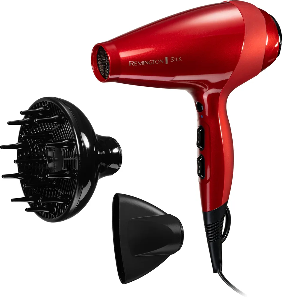 Remington Silk Dryer AC9096 - Профессиональный ионизирующий фен для волос, 1 шт