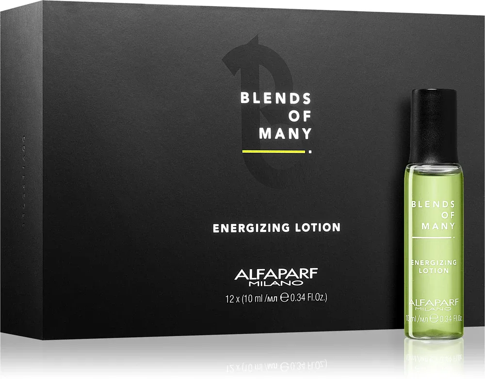 Alfaparf Milano Blends of Many Energizing - Сыворотка для волос: энергетическая сыворотка для сухих и поврежденных волос, 12 мл