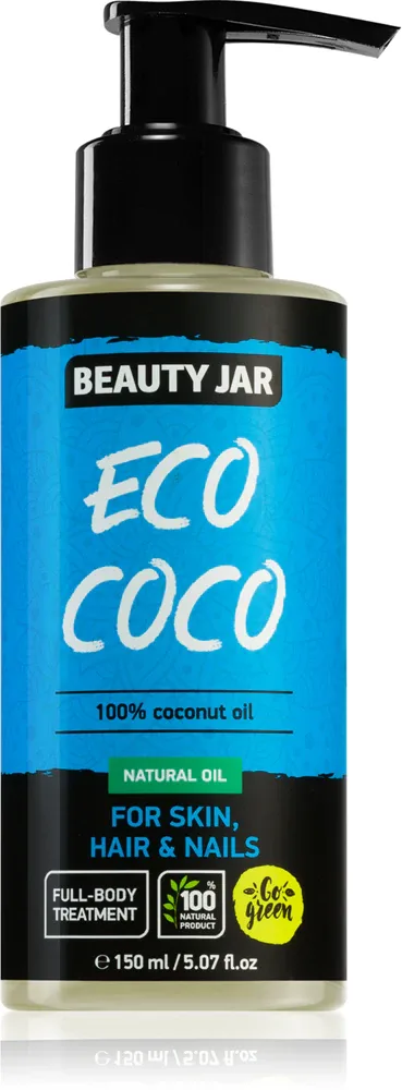 Beauty Jar Eco Coco - Масло кокосовое для тела и волос, 150 мл
