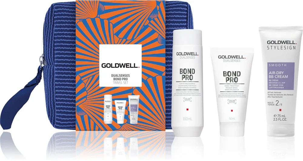 Goldwell Dualsenses Bond Pro - Набор для путешествий для слабых и поврежденных волос, 3 шт