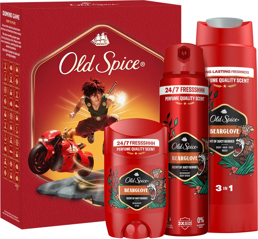 Old Spice Bearglove Anime - Подарочный набор для мужчин