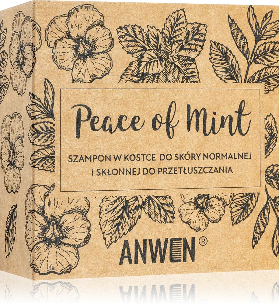 Anwen Peace of Mint - шампунь в кубике in alu can, 75 г