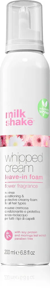 milk_shake Leave-in Treatments Whipped Cream - Увлажняющий безополасочный уход для окрашенных волос Flower Fragrance, 200 мл