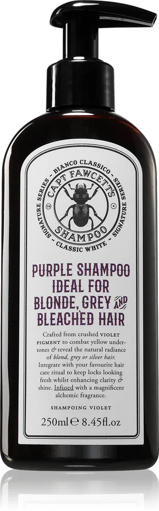 Шампунь Captain Fawcett Shampoo Purple оттеночный, для светлых и седых волос, 250 мл