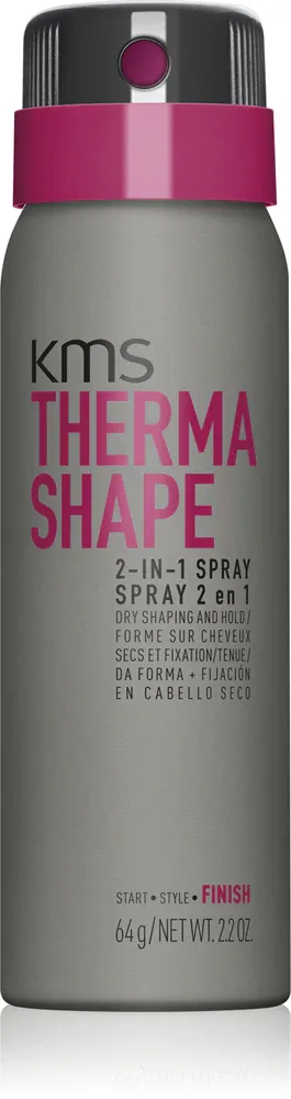 KMS Thermashape 2-IN-1 Spray - лак для волос перед высокой температурой, 75 мл