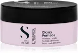 Alfaparf Milano Semi di Lino Style&Care Glossy Pomade - Восковая стайлинговая паста для укладки и моделирования волос с высоким блеском, 100 мл — фото 1