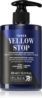 Тонер для волос Black Professional Line Yellow Stop нейтрализующий жёлтые тона, 300 мл