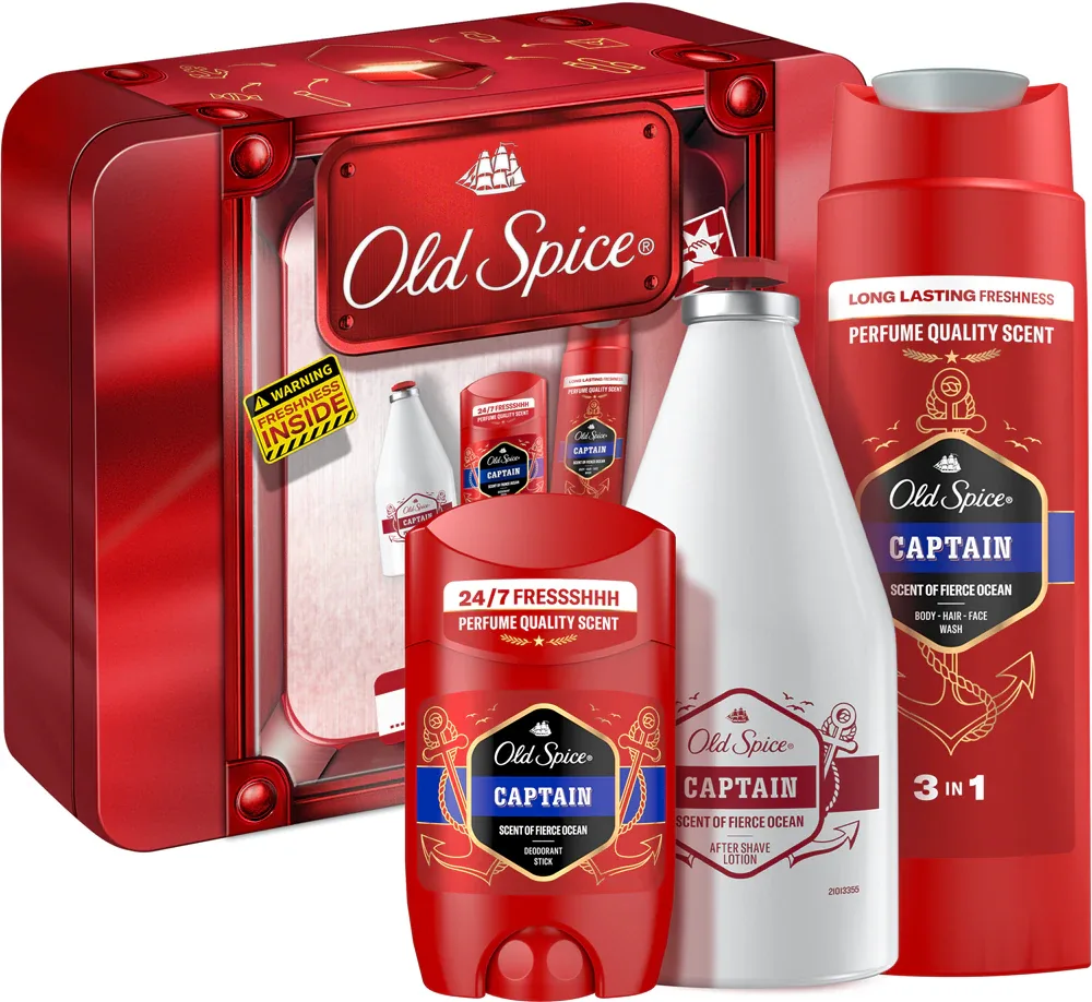 Old Spice Captain Tin Box - Подарочный набор для мужчин