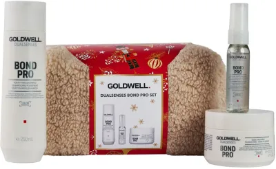 Goldwell Dualsenses Bond Pro - Подарочный набор для слабых и поврежденных волос, 3 шт