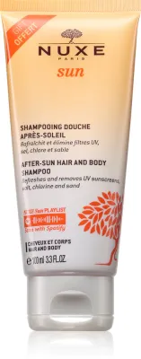 Nuxe Sun After-Sun Hair And Body Shampoo - Гель для душа для тела и волос после загара, 100 мл