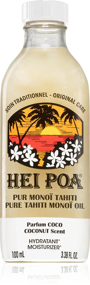 Hei Poa Pure Tahiti Monoï Oil Coconut - Многофункциональное масло для тела и волос, 100 мл