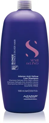 Alfaparf Milano Semi di Lino Blonde - Тонирующий шампунь для светлых волос с балаяжем, 1000 мл