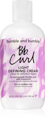 Bumble and bumble Bb. Curl Light Defining Cream - Укрепляющий стайлинговый крем для подчеркивания волн, 250 мл
