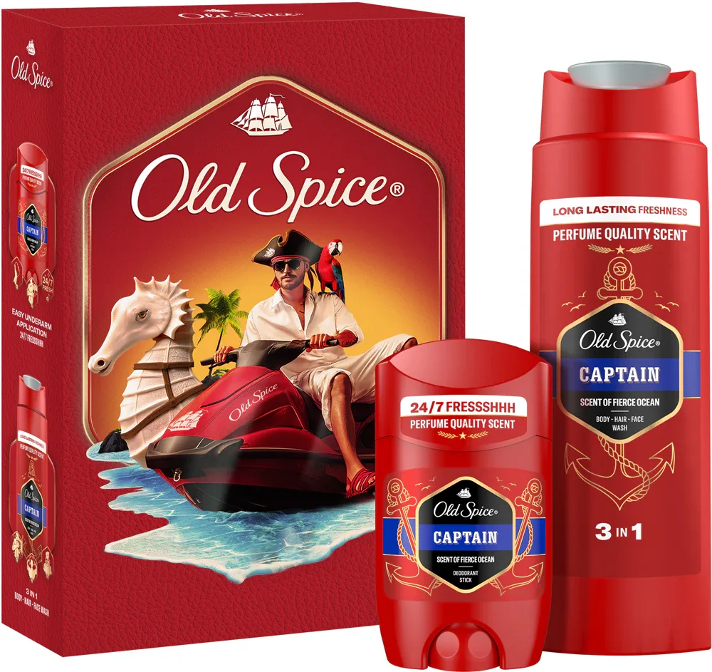 Old Spice Captain Gift Set - Подарочный набор для мужчин