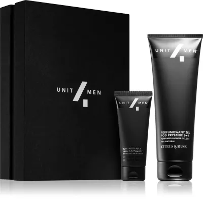 Unit4Men Revitalizing set Citrus & Musk - Подарочный набор для лица, тела и волос для мужчин