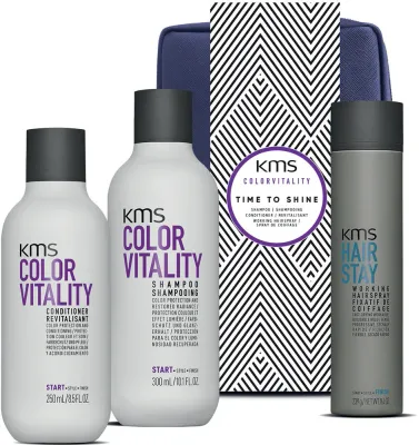 KMS Color Vitality Time to Shine - Подарочный набор для окрашенных волос, 1 шт