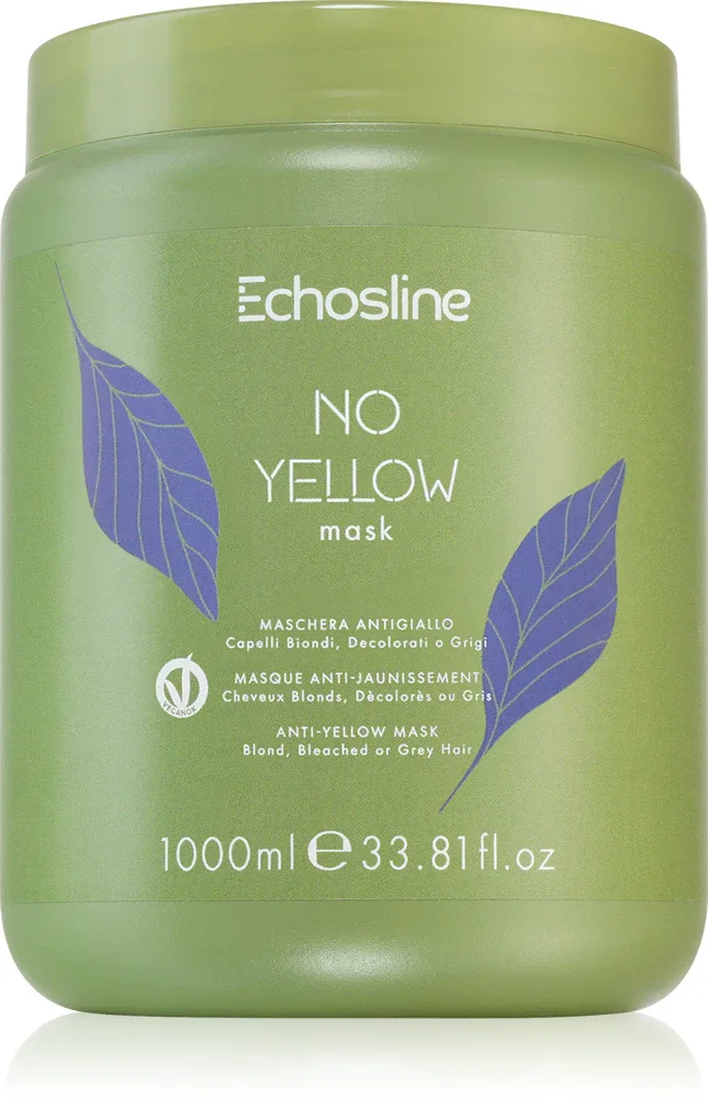 Echosline No Yellow Mask - Маска для волос, нейтрализующая желтоватые оттенки