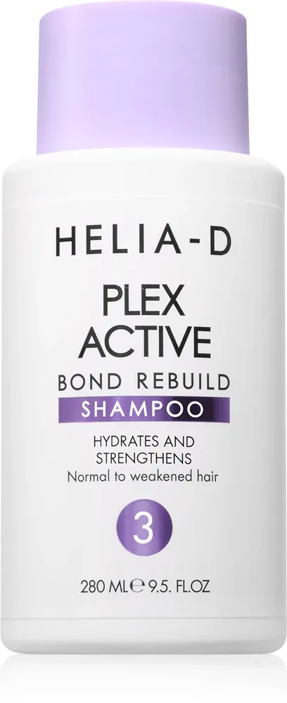 Helia-D Plex Active Bond Rebuild - Укрепляющий шампунь для всех типов волос, 280 мл