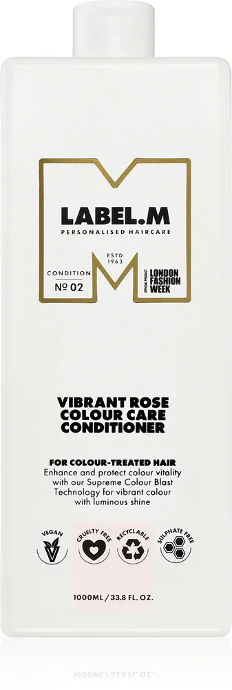 label.m Vibrant Rose Colour Care Conditioner - Увлажняющий бальзам для окрашенных волос, 1000 мл
