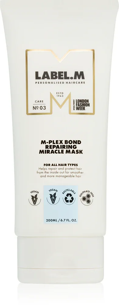 label.m M-Plex Bond Repairing Miracle Mask - Маска глубокого питания для всех типов волос, 200 мл