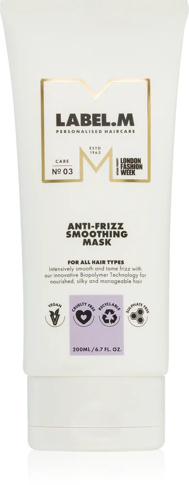 label.m Anti-Frizz Smooting Mask - Маска для волос против пушистости, 200 мл