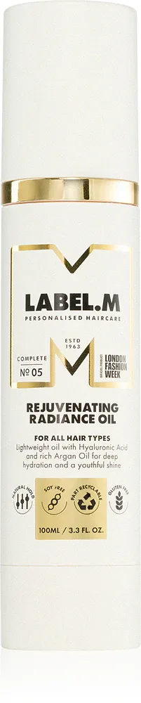 label.m Rejuvenating Radiance Oil - Легкое масло для волос, 100 мл