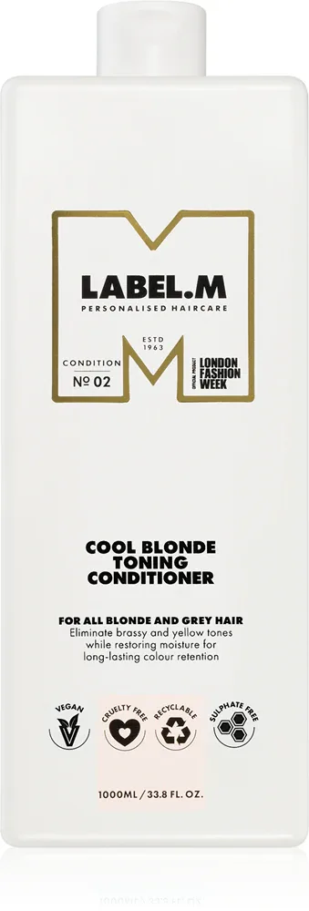 label.m Cool Blonde Conditioner - Увлажняющий нейтрализующий желтые оттенки кондиционер, 1000 мл