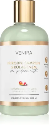 Venira Shampoo for Hair Growth - Натуральный шампунь с коллагеном с ароматом Mango-Lychee, 300 мл