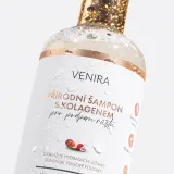 Venira Shampoo for Hair Growth - Натуральный шампунь с коллагеном с ароматом Mango-Lychee, 300 мл — фото 4